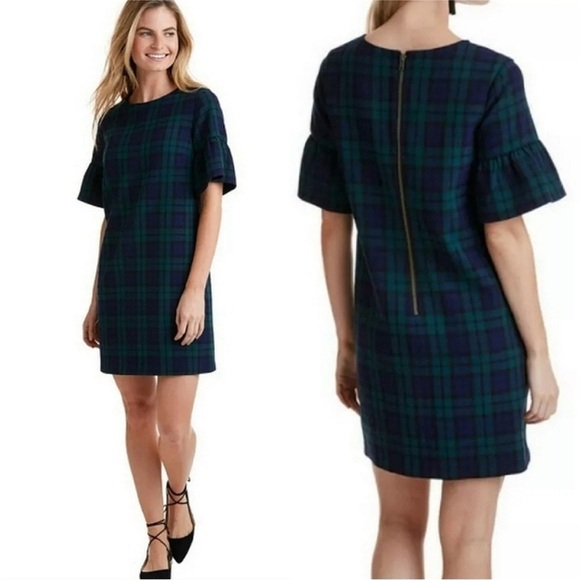 Vineyard Vines Blackwatch Plaid Dress - Picture 1 of 7